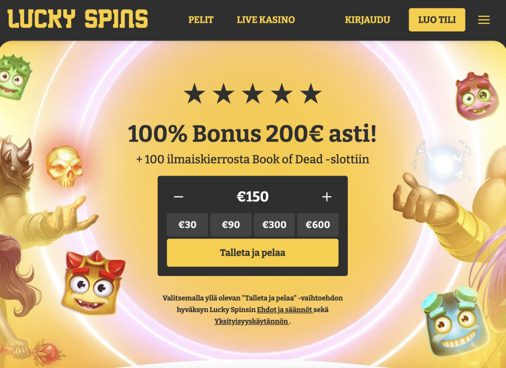 LuckySpins esittely